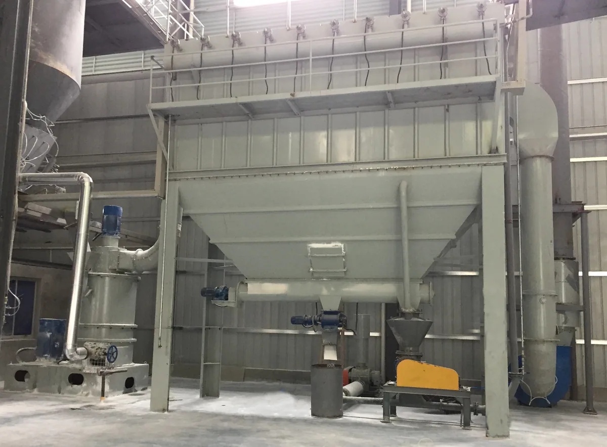 Cronus impact mill installation at a customer production site